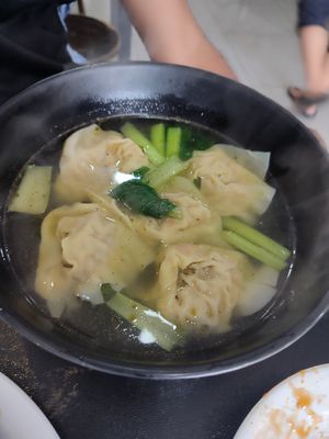 Wanton soup at Kuai Le Zhai in Johor Bahru