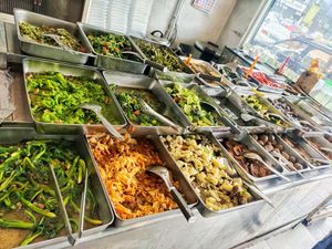 Lots of vegan dishes available at Kuai Le Zhai in Johor Bahru