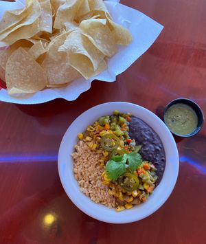 Baja Bowl Veggie.  Customize as you like at Don Juanz - Baja Beach Tacos  in Shreveport