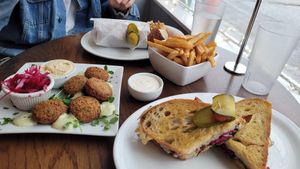 Delish food, and so pretty! at The Roxy Cafe in Vernon