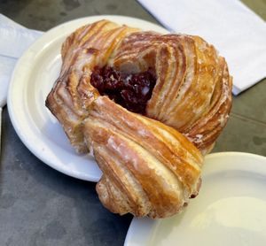 Sour Cherry danish  at The Roxy Cafe in Vernon