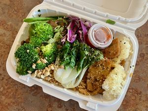 Roxy Ramen Bowl  at The Roxy Cafe in Vernon