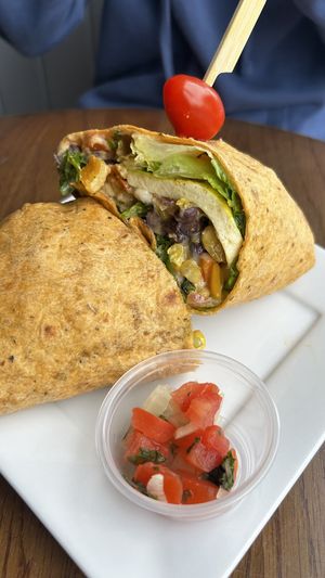 Ranchero wrap  at The Roxy Cafe in Vernon