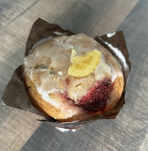 Lemon Cherry muffin   at The Roxy Cafe in Vernon