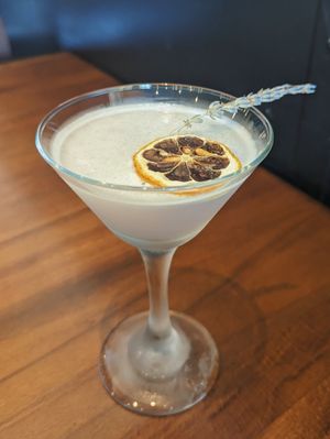 Lavender Martini  at My Burma in Davis