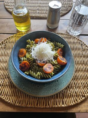 Pasta al Pesto  at Maranta in Pucon