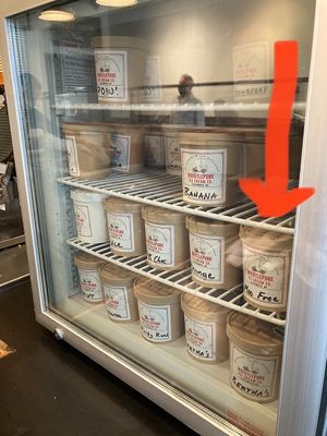 Pints to go.  at Whistlepunk Ice Cream Co in Leavenworth