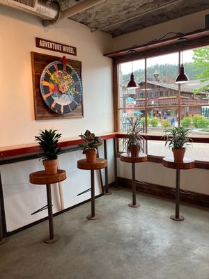 Interior  at Whistlepunk Ice Cream Co in Leavenworth