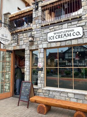 Entrance  at Whistlepunk Ice Cream Co in Leavenworth