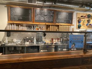 Counter at Whistlepunk Ice Cream Co in Leavenworth
