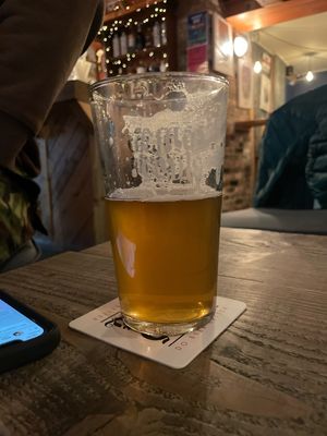 Pint of Snoweater beer #Veganuary at Brass Castle Brewery in Malton