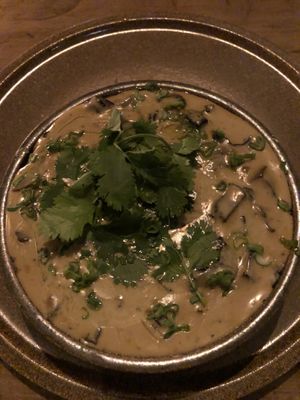 Mushroom curry   at Funky Geisha in Tulum