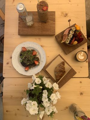 Croissant blueberry  at Nibs Healthy Bar in Menorca