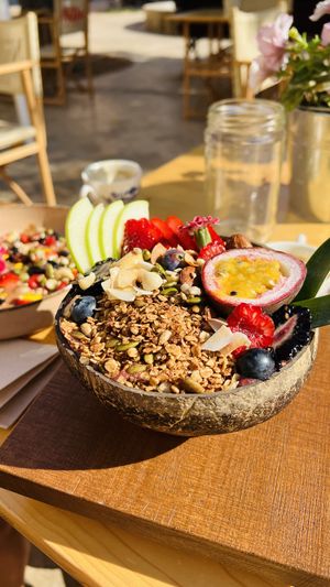   at Nibs Healthy Bar in Menorca