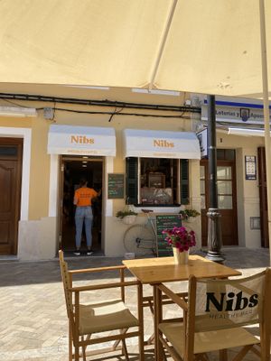   at Nibs Healthy Bar in Menorca