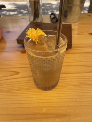 Iced latte w/ oat milk   at Nibs Healthy Bar in Menorca