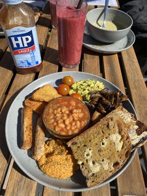 Full vegan breakfast   at Divine Wellness in Manchester
