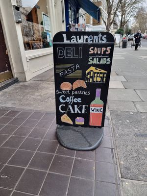Outside at Laurents in West London
