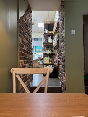 From seating area  at Laurents in West London