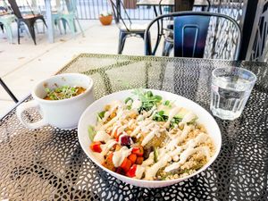 Buddha bowl! at Real Roots Cafe in Chattanooga