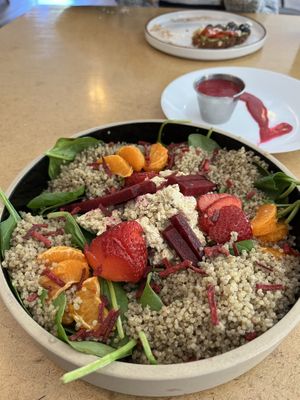 Beet salad   at Real Roots Cafe in Chattanooga