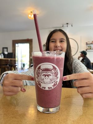Berry Island smoothie   at Real Roots Cafe in Chattanooga