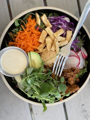 Miso bowl   at Real Roots Cafe in Chattanooga