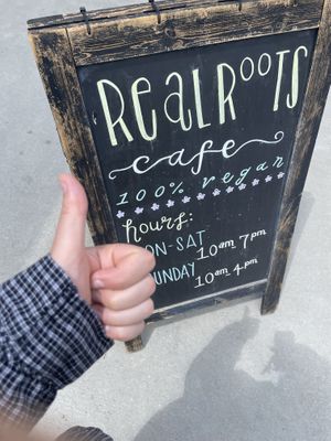 Best place ever   at Real Roots Cafe in Chattanooga