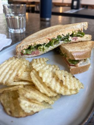 Pimento cheese sandwich   at Real Roots Cafe in Chattanooga