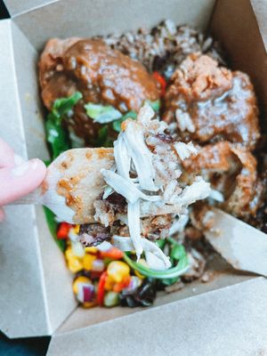 Jackfruit nugget at Caribbean Kitchen in Stourbridge