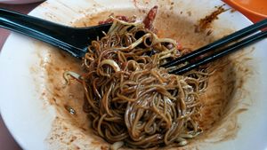 Wantan Mee at Sin Sheng Huat 新盛发茶室 in Johor Bahru