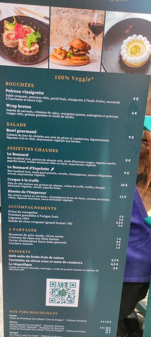 Menu 2 at Bonnard in Paris