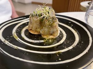 Leek bites at Bonnard in Paris