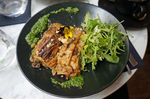 lasagne at Bonnard in Paris