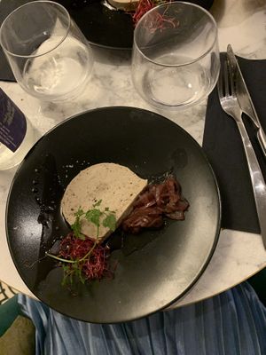 First dish   at Bonnard in Paris