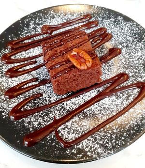 Moelleux au chocolat  #Veganuary at Bonnard in Paris