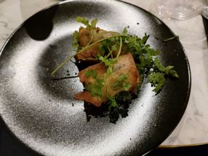 Fried risotto at Bonnard in Paris