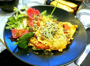 Winter vegetable lasagna at Bonnard in Paris