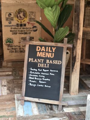 Menu changes daily  at Dane & Port - Natural Kitchen in Bournemouth