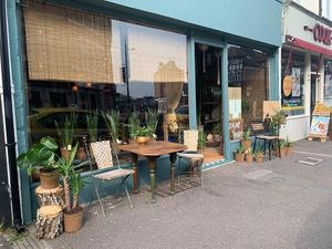 Outside seating at Dane & Port - Natural Kitchen in Bournemouth