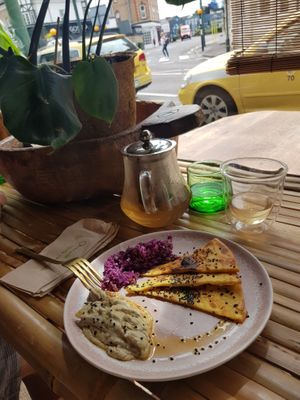 Great hommous at Dane & Port - Natural Kitchen in Bournemouth