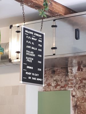Menu at FLFL - Utrecht in Utrecht