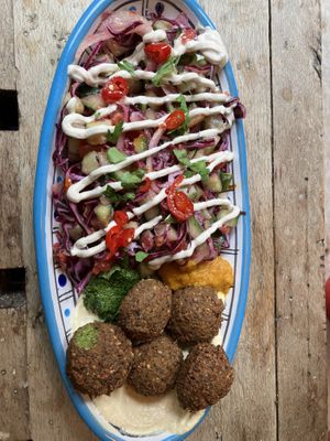 Falafel salad   at FLFL - Utrecht in Utrecht