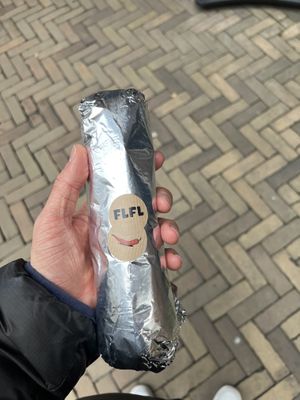 Falafel wrap  at FLFL - Utrecht in Utrecht
