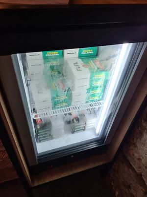 Falafels and falafel burgers boxes at FLFL - Utrecht in Utrecht