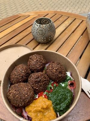 Falafel Salad  at FLFL - Carolieweg in Groningen