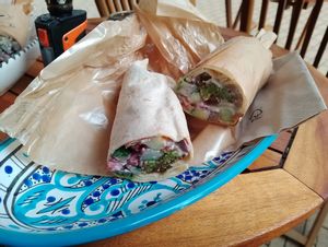 Falafel wrap at FLFL - Carolieweg in Groningen