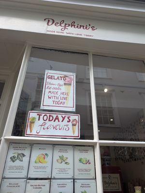  at Delphini's Gelato in Totnes
