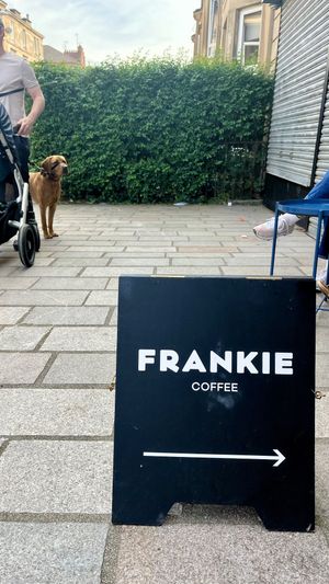 entrance  at Frankie Coffee in Glasgow