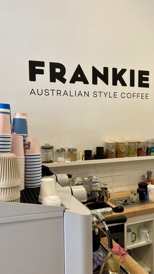 aussie coffee✨  at Frankie Coffee in Glasgow